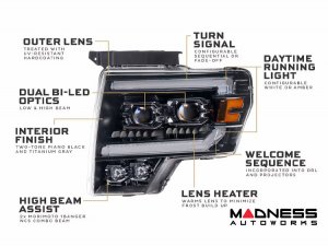 Ford F-150 LED Headlights- XB EVO Series - Morimoto - '09 - '14